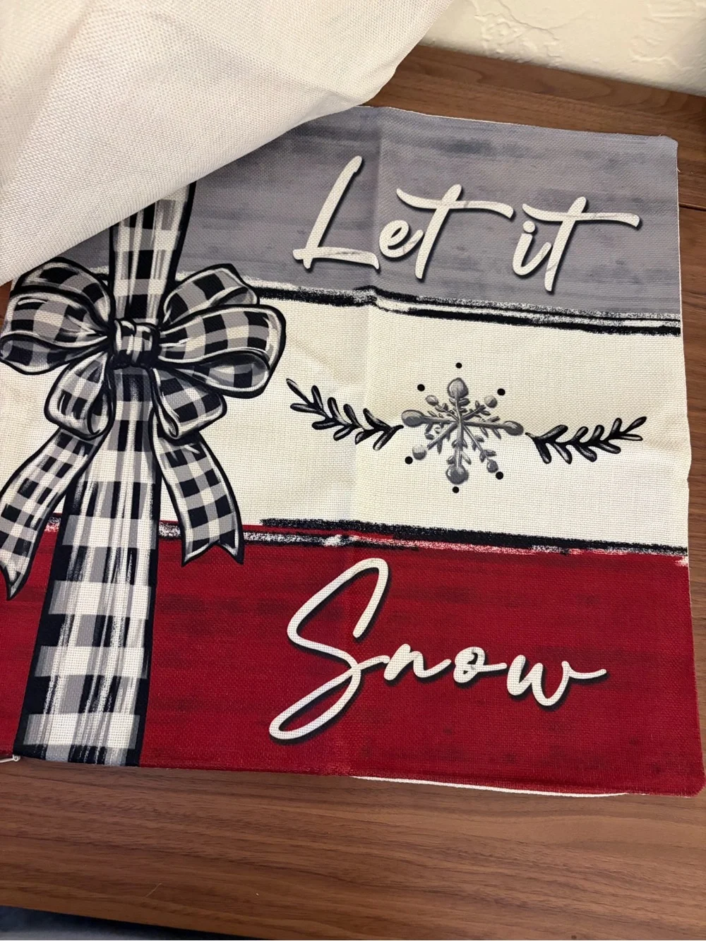 Set of 4 Christmas Throw Pillow Covers 18x18